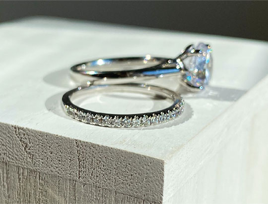 Wedding Band and Engagement ring