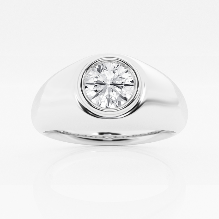 2 ctw Round Lab Grown Diamond Polished Solitaire Ring