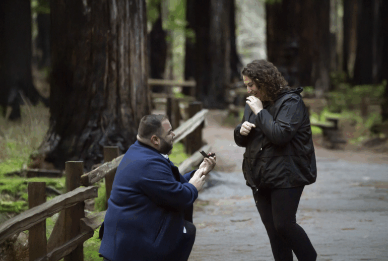 A Brilliant Proposal in the Heart of Muir Woods