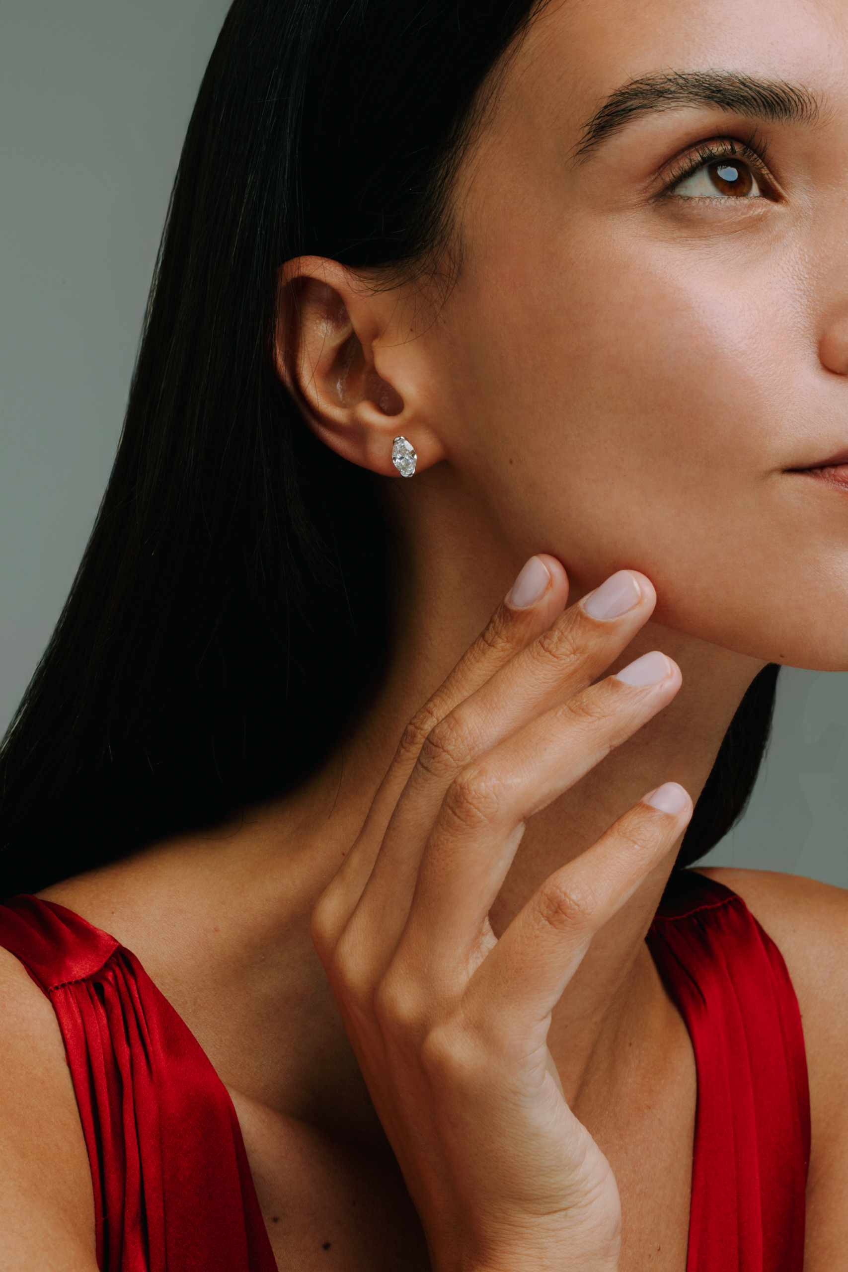 Lab Grown Diamond Stud Earrings for Winter Style