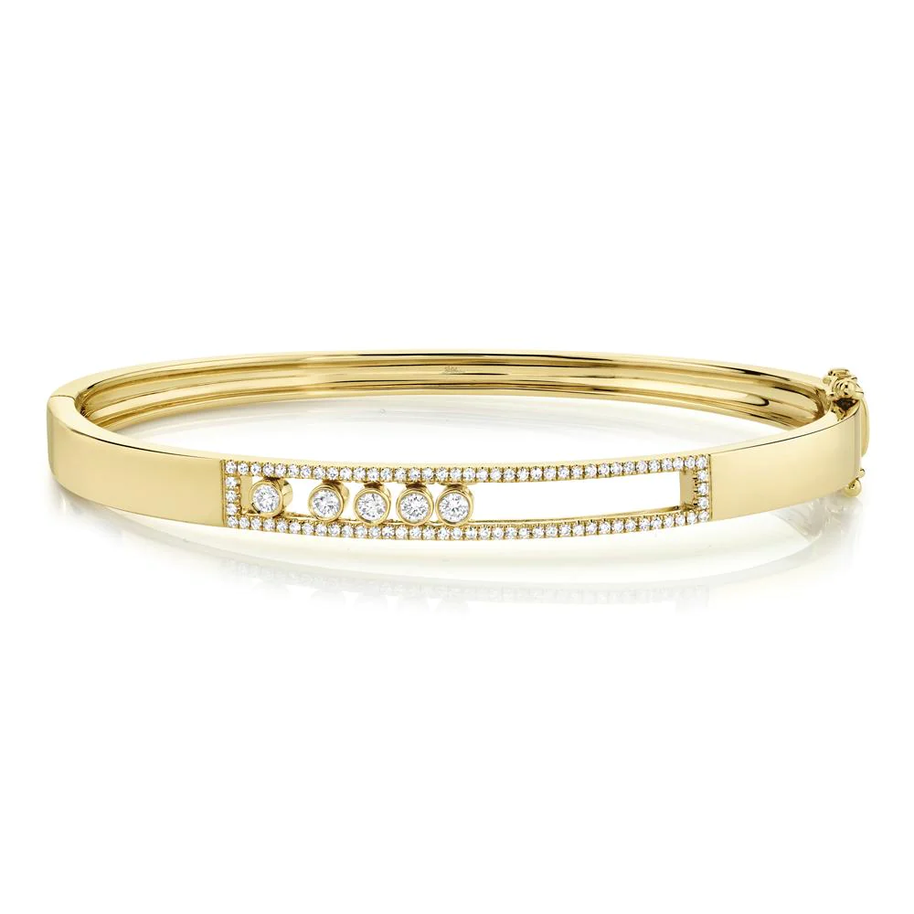 Truly Custom 1/2 ctw Round Lab Grown Diamond Bangle Bracelet