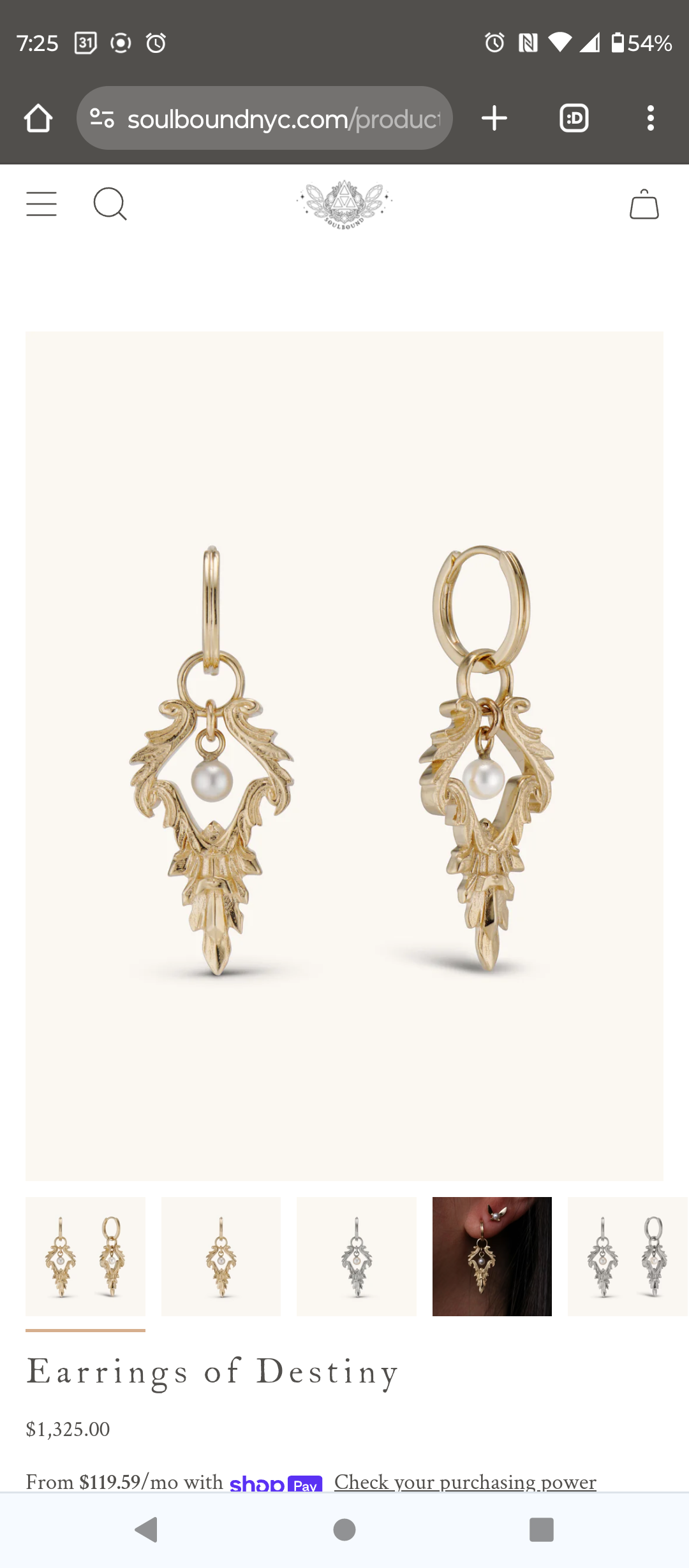 Truly Custom 4.0x4.0mm Cultured Freshwater Pearl Earrings