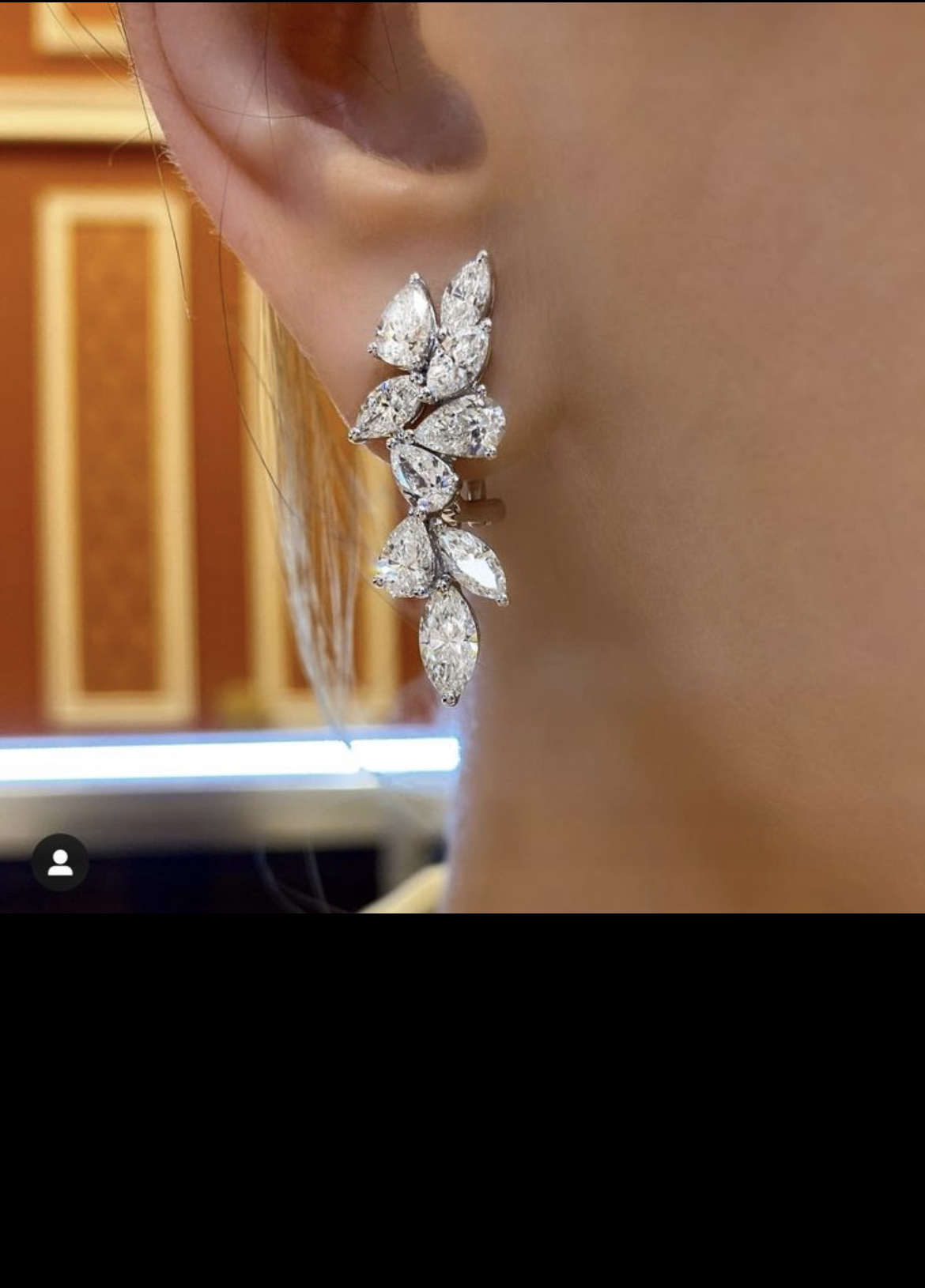  Truly Custom 3 1/2 ctw Marquise and Pear Lab Grown Diamond Fashion Earrings