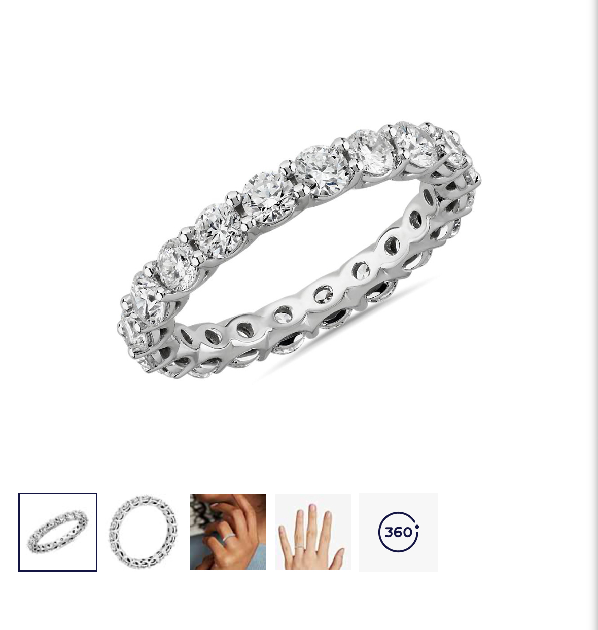  Truly Custom 1 1/2 ctw Round Lab Grown Diamond Three Quarter Eternity Wedding Band