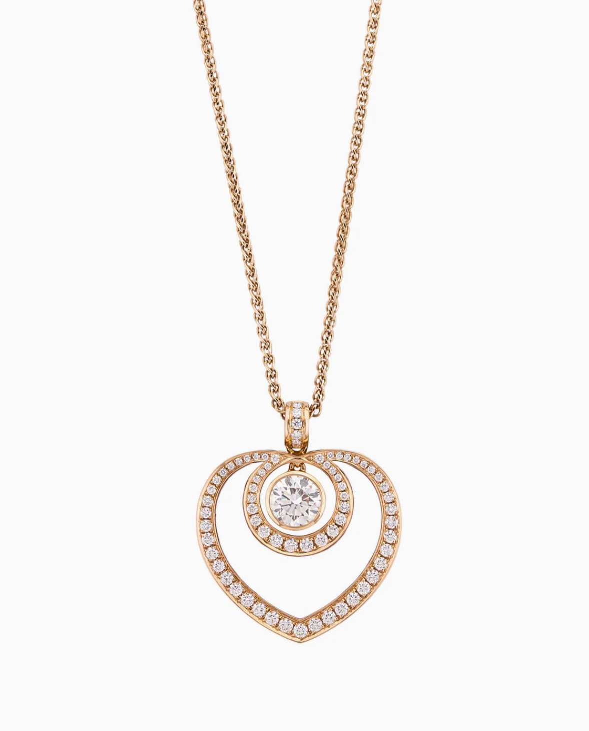 GB Custom 1 3/4 ctw Round Lab Grown Diamond Fashion Pendant