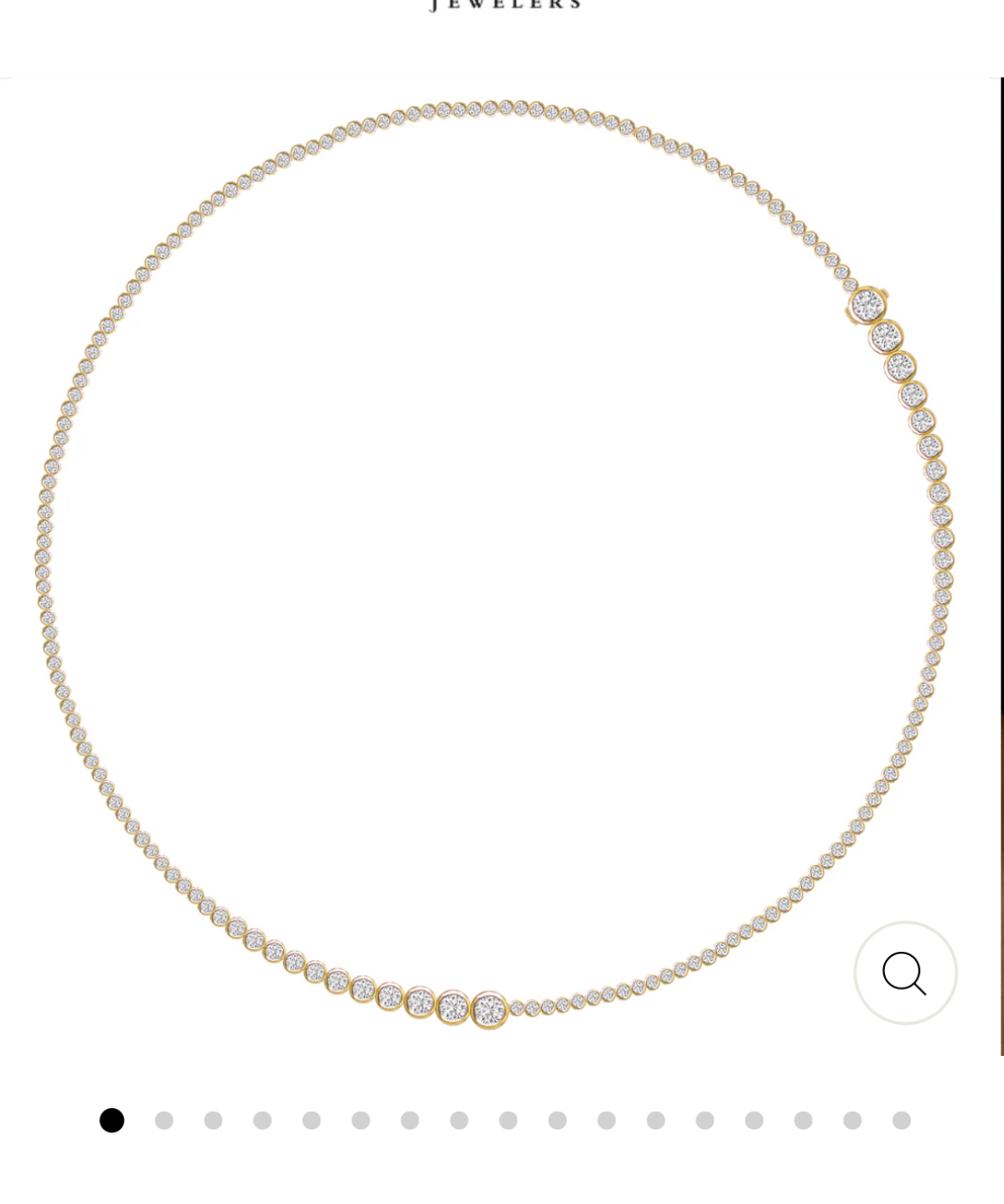  GB Custom 4 ctw Round Lab Grown Diamond Fashion Necklace