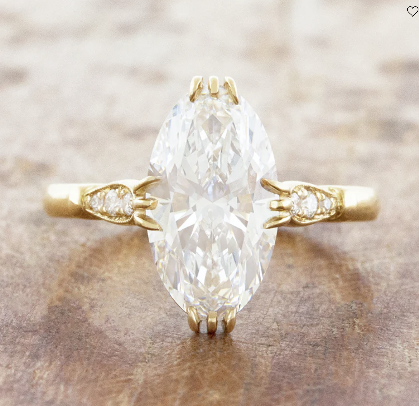  Truly Custom 2 1/8 ctw Moval Lab Grown Diamond Three Stone Engagement Ring
