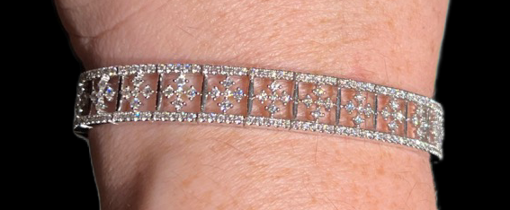  Truly Custom 7 1/10 ctw Round Lab Grown Diamond Fashion Bracelet