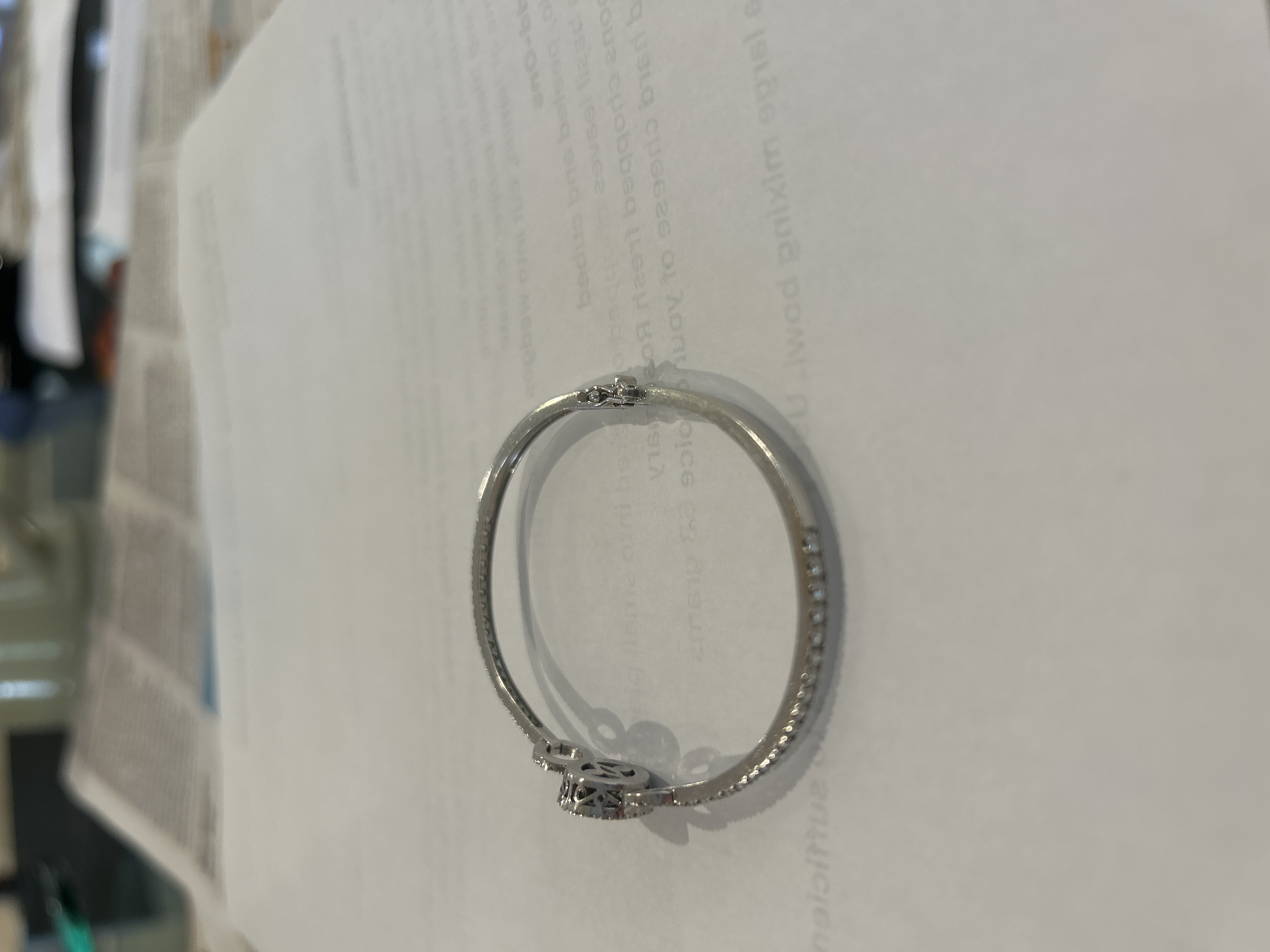  Truly Custom 5 1/8 ctw Cushion Lab Grown Diamond Fashion Bangle