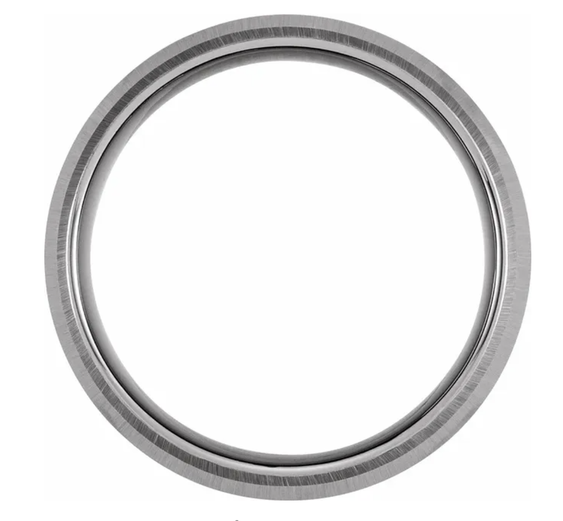  Truly Custom 7mm Satin Finish Men\'s Wedding Band