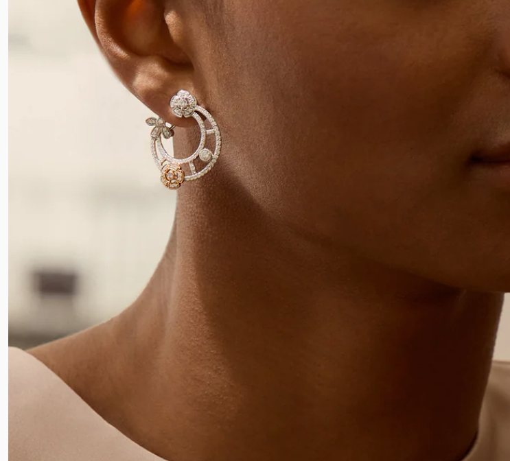 Truly Custom 1 3/4 ctw Round Lab Grown Diamond and Round Fancy Pink Fashion Earrings