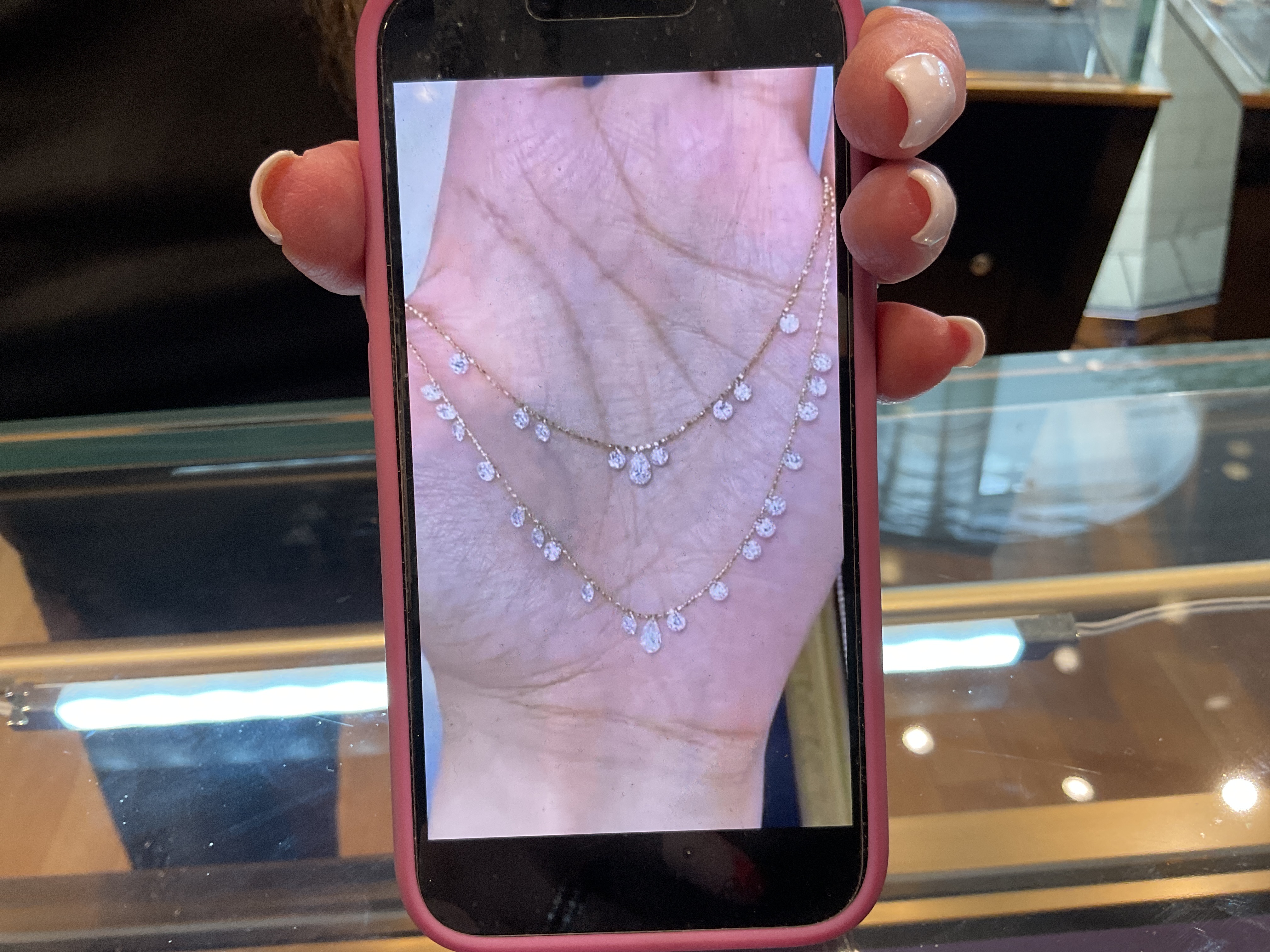 Truly Custom 2 7/8 ctw Round Lab Grown Diamond Fashion Necklace