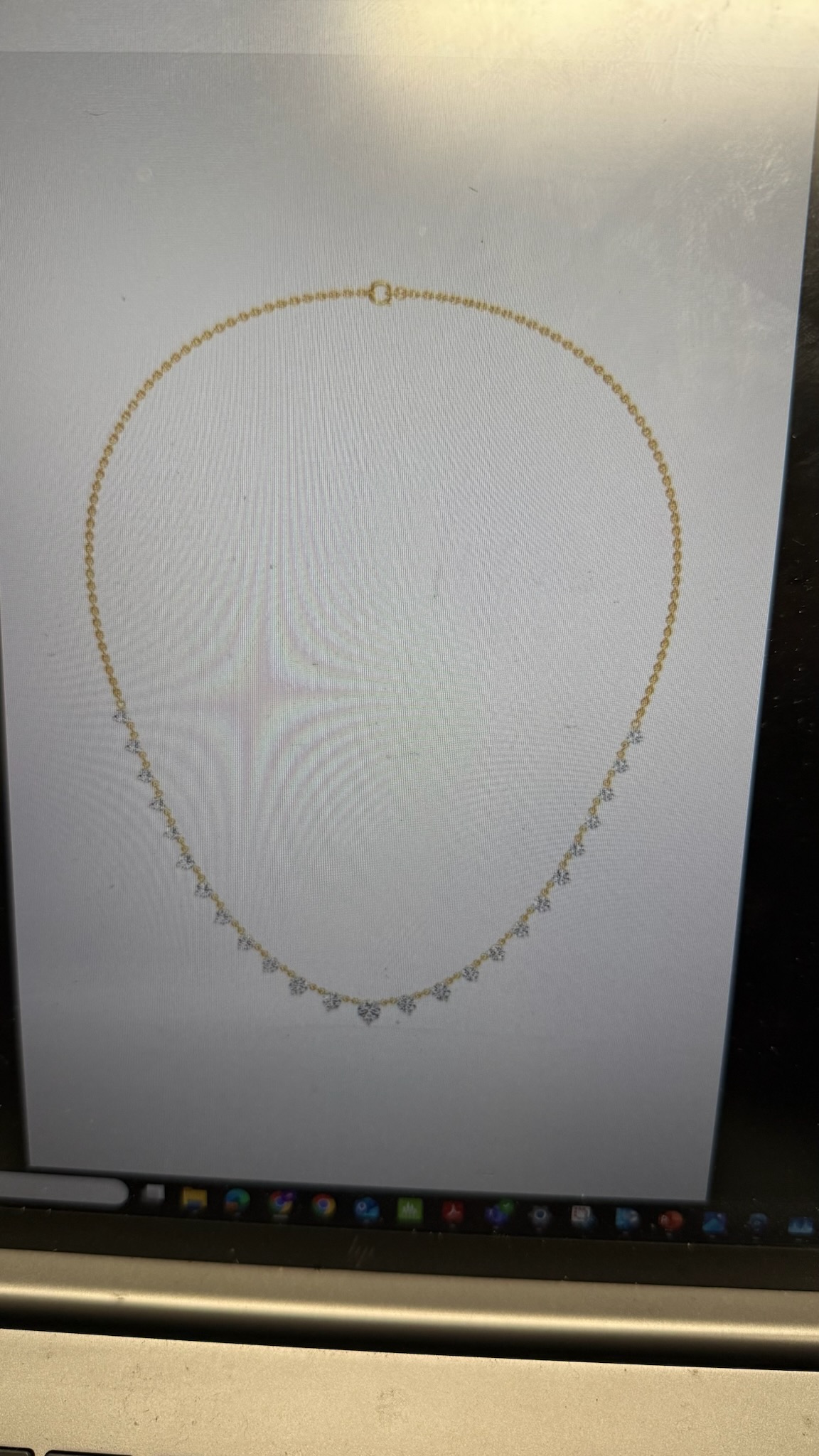  GB Custom 4 1/5 ctw Round Lab Grown Diamond Fashion Necklace (Jewelry Certification Required)