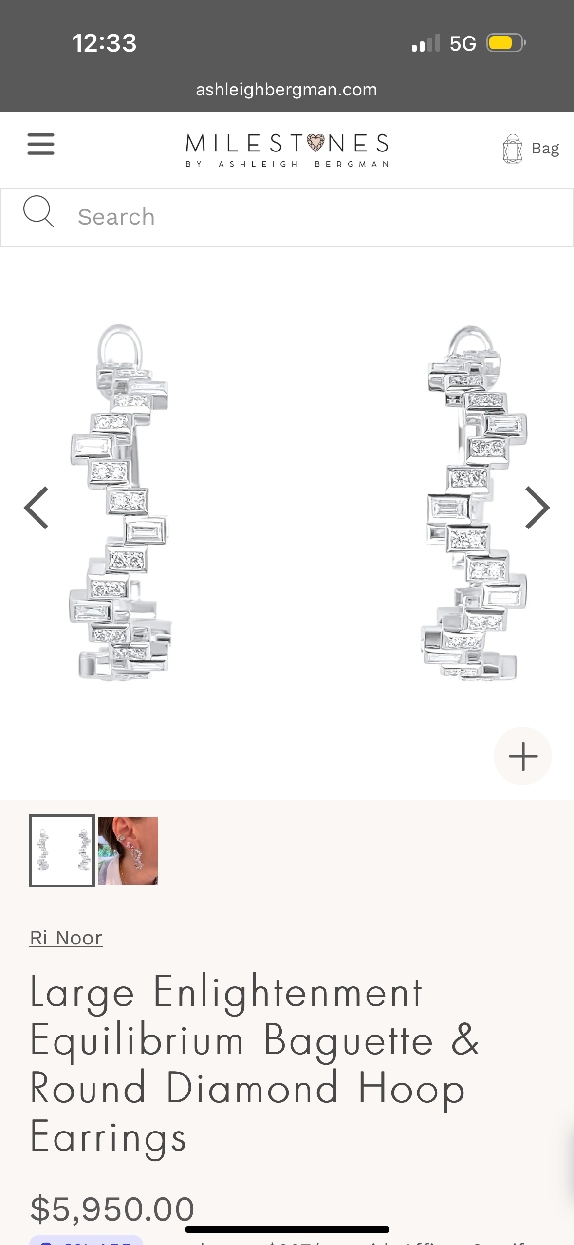  Truly Custom 3/4 ctw Baguette Lab Grown Diamond and 1.30 mm Round Shape Created Aquamarine Drop Earrings