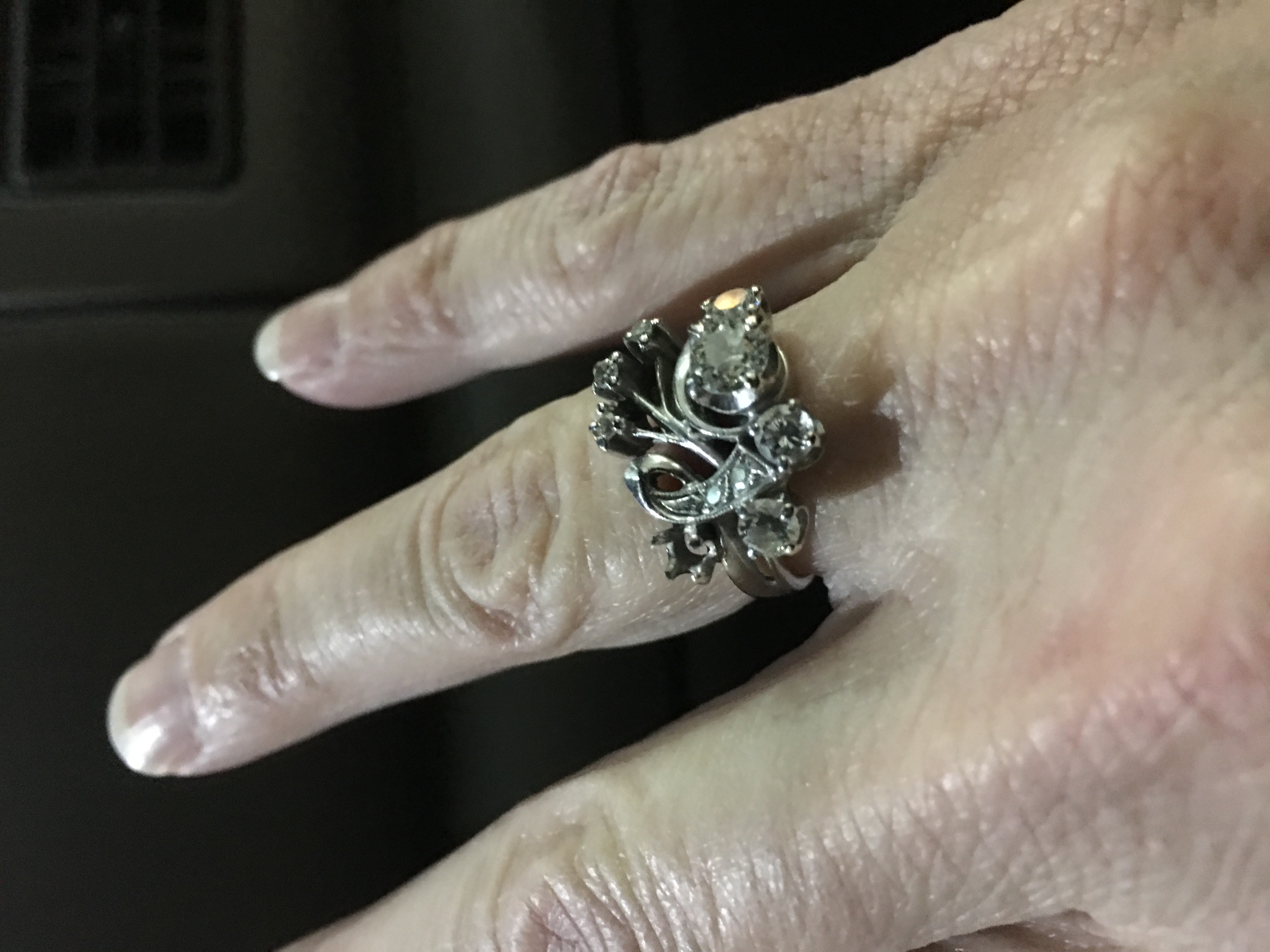 GB Custom 3 1/6 ctw Round Lab Grown Diamond Side Stone Engagement Ring