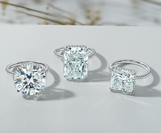 Shapes of a stone on the engagement ring