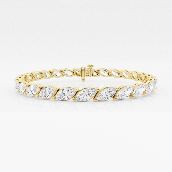 13 7/8 ctw Marquise Lab Grown Diamond Fashion Bracelet - 7 Inches