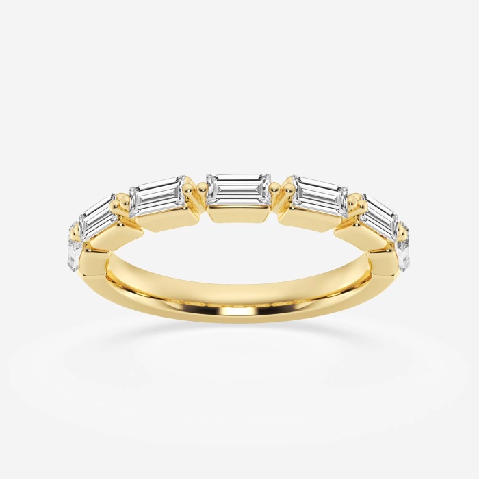 3/4 ctw Baguette Lab Grown Diamond Floating Fashion Ring