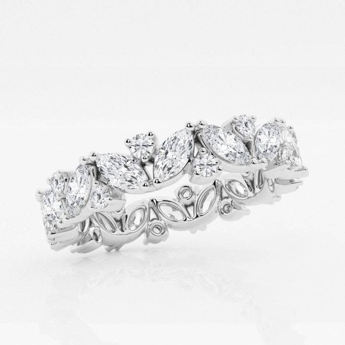 2 ctw Marquise Lab Grown Diamond Alternating Eternity Band