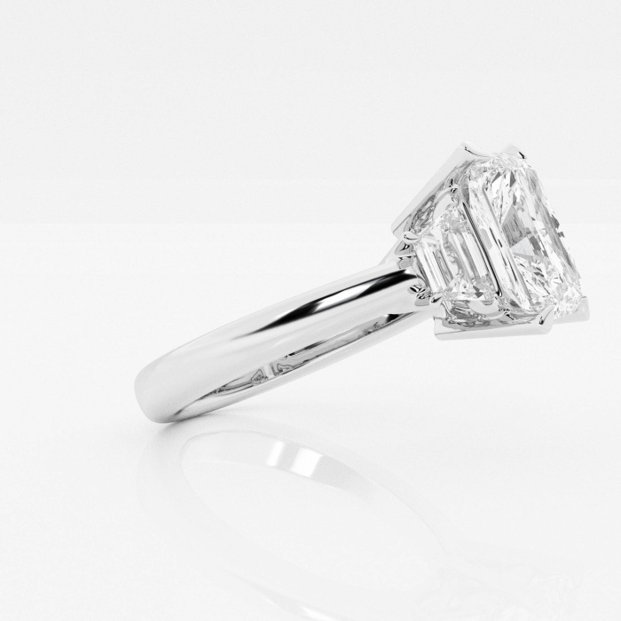 Badgley Mischka 3 2/3 ctw Emerald Lab Grown Diamond  Engagement Ring